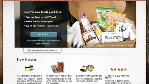 Goodies Co. Home Page
