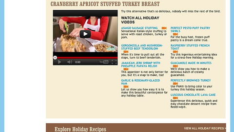 Farm Fresh 'My Holiday' Landing Page