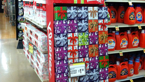 Kleenex 'Joyeuses Fetes' Shipper