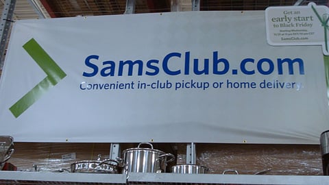 Sam's Club Online Black Friday Sign