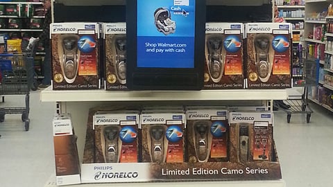 Walmart Norelco 'Camo Series' Smart Network Endcap