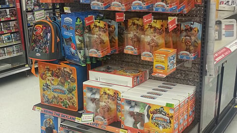 Walmart 'Skylanders: Giants' Endcap