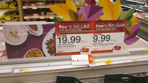 Target Archer Farms Turkey Incentive Cooler Headers