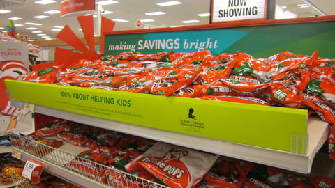 Target St. Jude 'Helping Kids' Shelf Strip