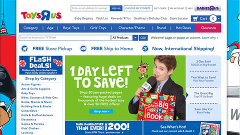 Toys "R" Us 'Great Big' Book Carousel Ad