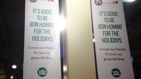 Whole Foods Bon Homme Holiday Banners