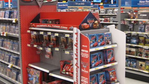 Target 'Cars 2' Endcap