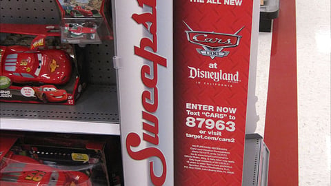 Target 'Cars 2' Sweeps Side Panel