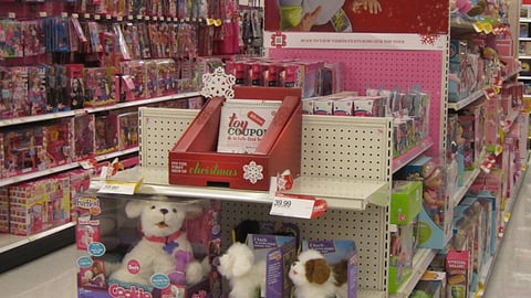 Target 'Top Toys' Endcap