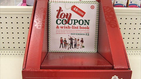 Target Toy Catalog Shelf Tray