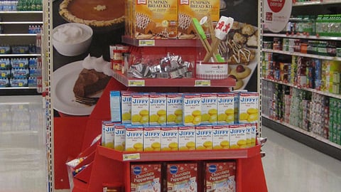 Target 'Happy Thanksgiving' Baking Endcap