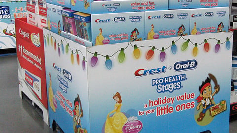 Crest + Oral-B 'Holiday Value' Pallet Display