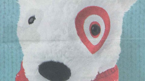 Target St. Jude 'Holiday Bullseye' Print Ad