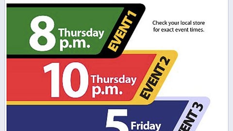 Walmart Black Friday Facebook Update