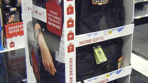Best Buy Powerbag 'More Gifts' Floorstand