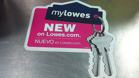 Lowe's 'MyLowes' Floor Cling