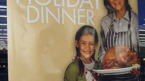 Food Lion 'Free Holiday Dinner' Poster