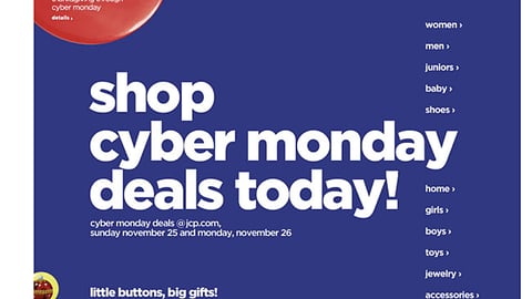 JCPenney 'Black Friday' Email
