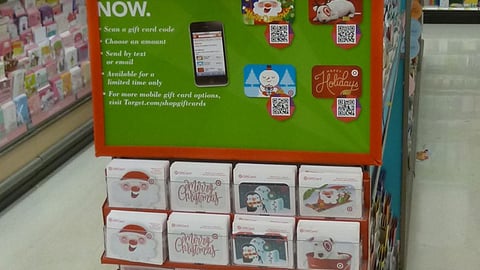 Target 'Gift It Now' Gift Card Endcap