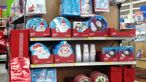 Walmart 'Holiday Baking' Endcap