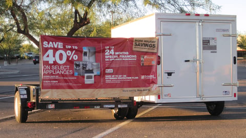 Home Depot 'Holiday Savings' Outdoor Banner