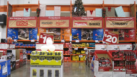 Home Depot Holiday Tool Banners