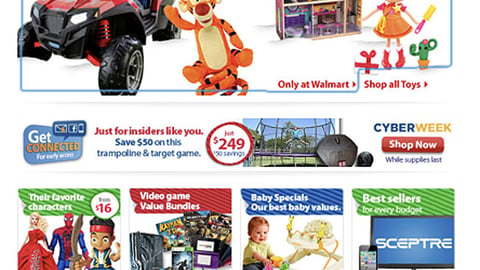 Walmart 'Cyber Week' Email