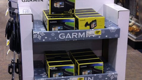 Best Buy Garmin 'Give More' Floorstand