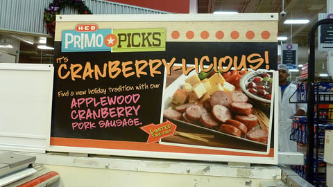 H-E-B Primo Picks 'Cranberry-licious' Cooler Header