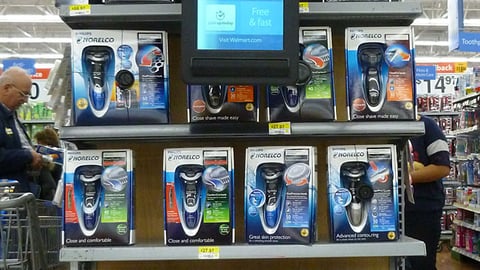 Walmart Norelco Smart Network Endcap