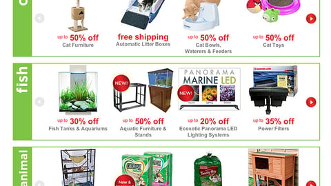 Petco 'Crazy Cyber Savings' Page