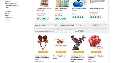 Petco 'Holiday Shop' Page