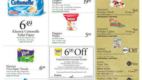 Publix 'Stock Up for the Holidays' Feature