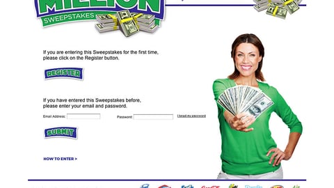 Dollar General 'Million Sweepstakes' Home Page
