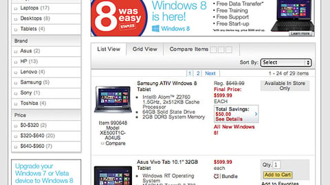 Staples '8 Was Easy' E-Commerce Shop