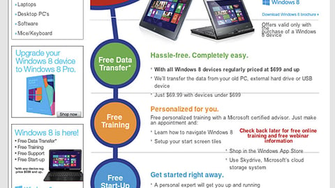Staples.com '8 Was Easy' Page