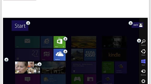 Staples.com Windows 8 Interactive Tour Page