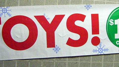 Family Dollar 'Toys!' Banner