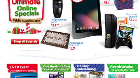 Walmart 'Ultimate Online Specials' Email