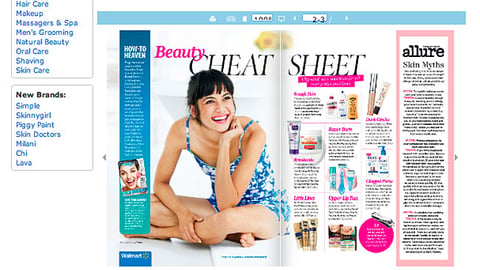 Walmart.com 'Beauty Scoop' Page