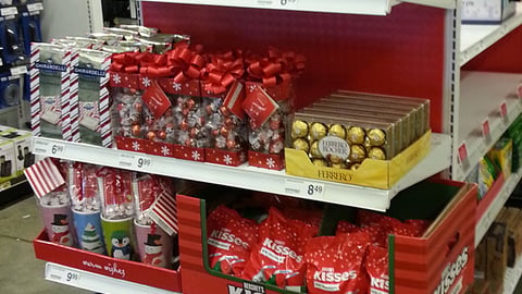 Office Depot 'Wow Gifts Now' Candy Endcap