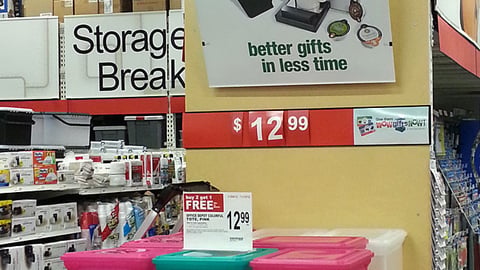 Office Depot 'Wow Print Now' Storage Endcap