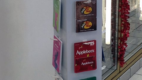Speedway 'Gift Giving' Gift Card Tower