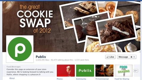 Publix 'Cookie Swap' Facebook Update