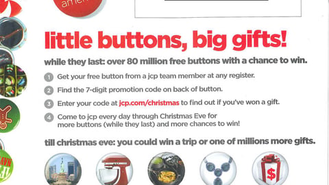 JCPenney 'Merry Christmas, America' Back-Page Feature
