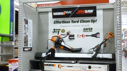 Lowe's Worx 'New Innovation' Endcap
