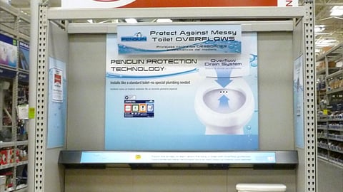 Lowe's Penguin 'New Innovation' Endcap