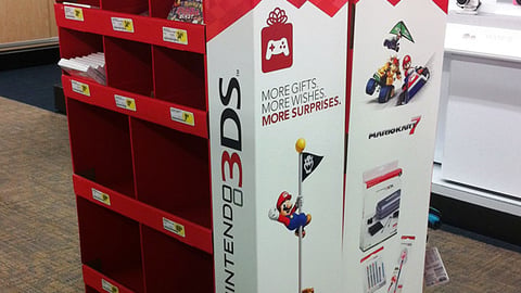 Best Buy Nintendo 3DS 'More Gifts' Floorstands