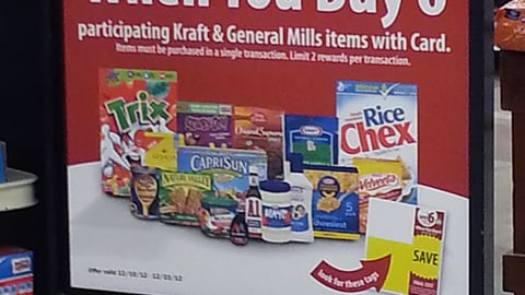 Kroger 'Mix & Match' Stanchion Sign