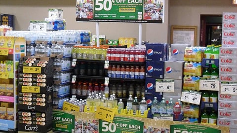 Genuardi's 'Holiday Beverage Destination' Display